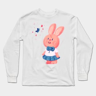 Curious little bunny Long Sleeve T-Shirt